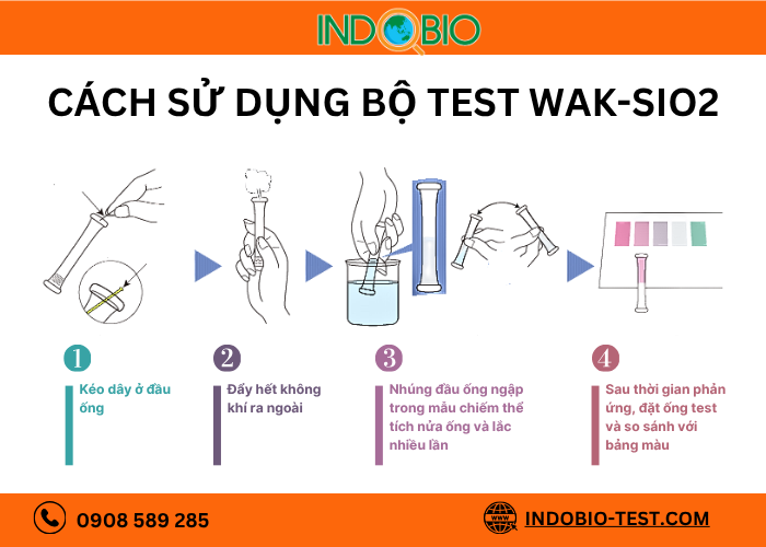 Cách sử dụng bộ test Silica WAK-SiO2